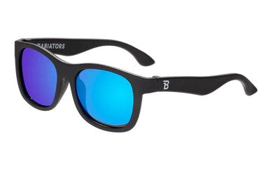 Jet Black Polarized Navigator | Cobalt Mirrored Lens