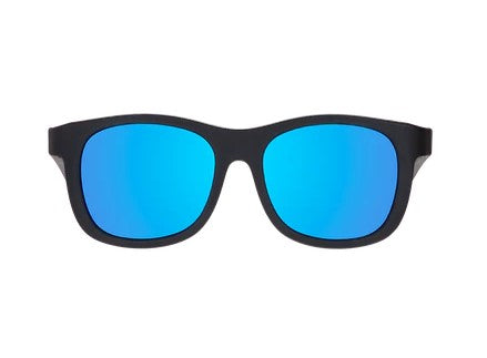 Jet Black Polarized Navigator | Cobalt Mirrored Lens