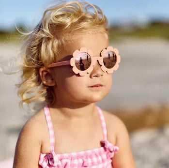 The Flower Child | Peachy Keen | Polarized Rose Gold Mirrored Lenses