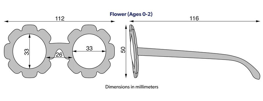 The Flower Child | Peachy Keen | Polarized Rose Gold Mirrored Lenses