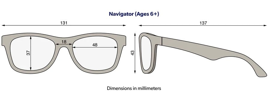 Polarized Kid and Baby Navigator Sunglasses - The Daydreamer