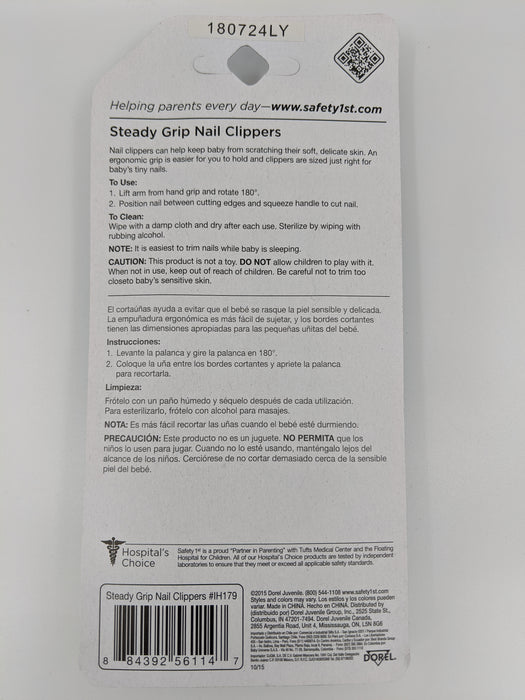 Safety 1st Steady Grip Nail Clippers