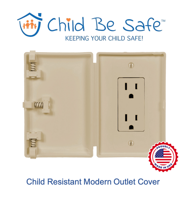 Child Be Safe Modern Rectangular Style Electrical Switch/Outlet Cover