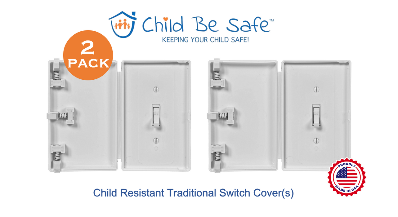 Child Be Safe Traditional Electrical Switch Cover