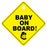 Child Safety Store - Baby On Board Sign (1 Pack)